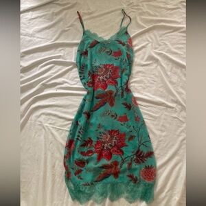 Soft Surroundings Floral Lace Sleeveless Slip Dress Size Small